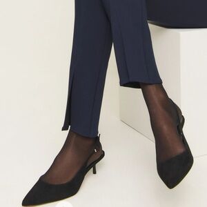 Reformation Wrenley Heel | Black | 9.5